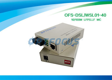 LFP Single Mode Fiber Rj45 Converter , LC SC Media Converter Networking 10 / 100M