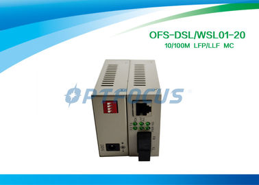 LFP Single Mode Fiber Rj45 Converter , LC SC Media Converter Networking 10 / 100M