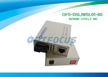 LFP Single Mode Fiber Rj45 Converter , LC SC Media Converter Networking 10 / 100M