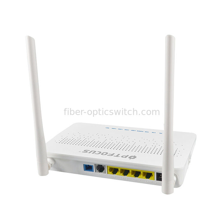 Indoor optical network unit 1GE 3FE 2T2R 2.4G wifi epon gpon onu with telephone port