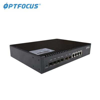 4左舷GPON OLT Epon 20kmの伝送は低い電力の消費を距離